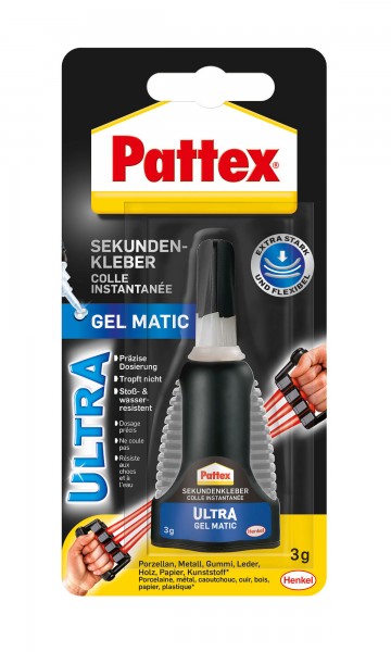 Pattex Sekunden ALLESkleber Ultra Gel Matic 3g