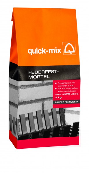 Quick-Mix Feuerfestmörtel 2 kg