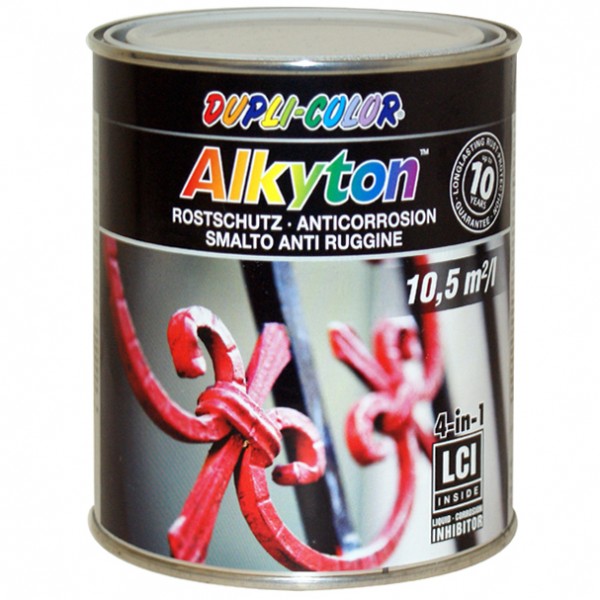 Alkyton Rostschutzlack RAL 9010 reinweiss glänzend 250 ml