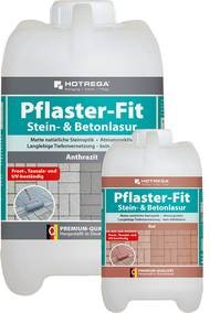 Hotrega Pflaster-Fit Stein- & Betonlasur Anthrazit 2 ltr.