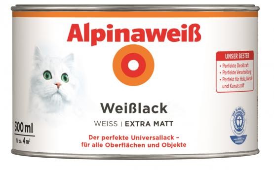 Alpina Alpinaweiß Weißlack extra matt 300 ml