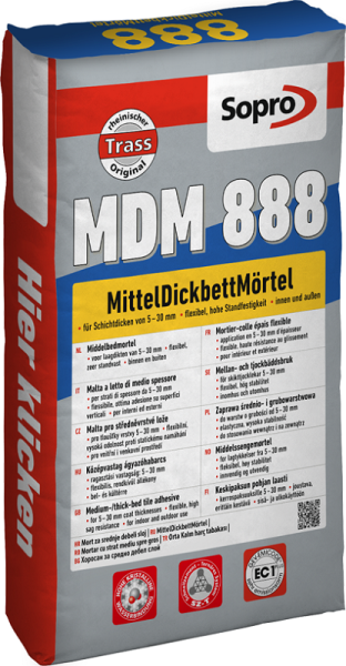 Sopro MittelDickBettMörtel MDM 888, Flexkleber, 25 kg