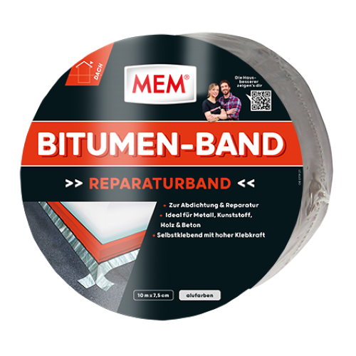 MEM Bitumen-Band 10m x 10cm alu