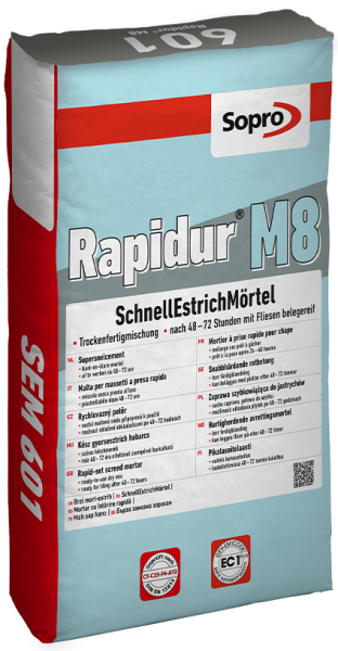 Sopro SEM 601 Rapidur M8 SchnellEstrichMörtel 25kg
