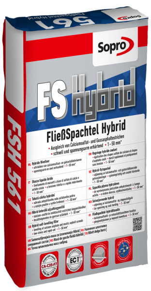 Sopro Fließspachtel Hybrid FSH 561 25 kg
