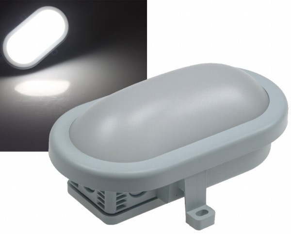 Ritos LED-Ovalarmatur 230 V grau