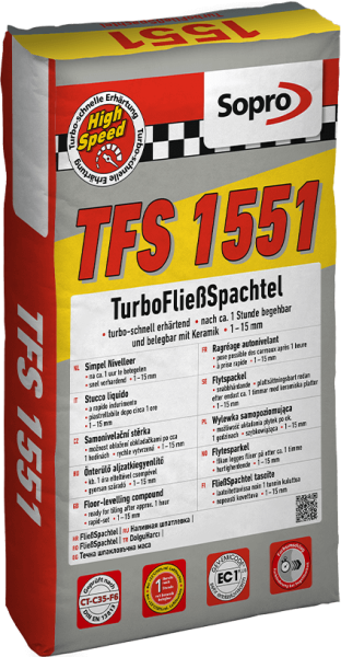 Sopro TurboFließSpachtel TFS 1551 25 kg