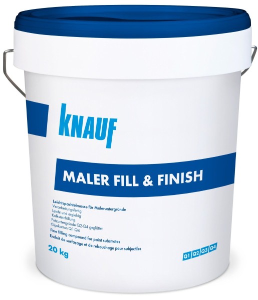 Knauf Maler Fill & Finish 20KG ,Sheetrock, Füll- und Feinspachtelmasse
