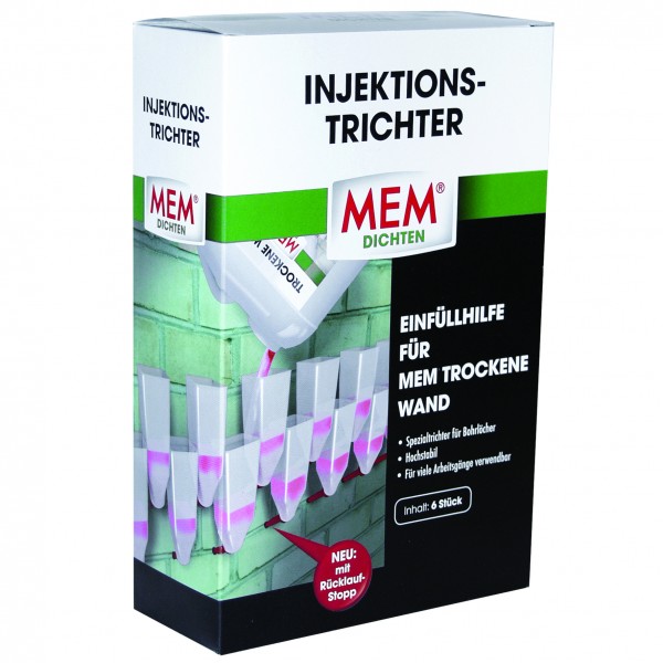 MEM Injektions-Trichter, 6 Stk.