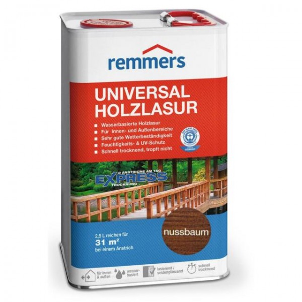 Remmers Universal-Holzlasur nussbaum 5 ltr.