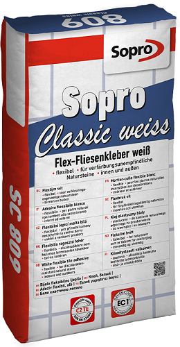 Sopro Classic weiss Flex-Fliesenkleber, SC 809, 25 kg