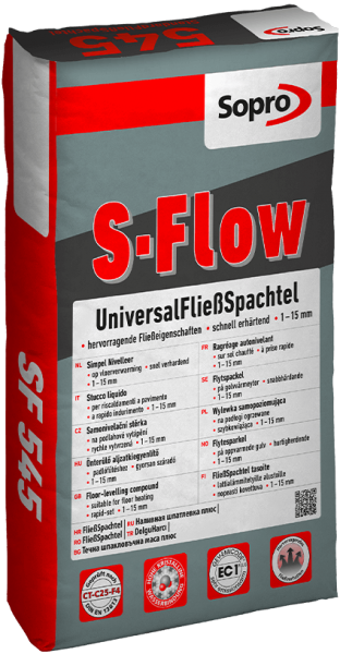 Sopro UniversalFließSpachtel S-Flow SF 545, 25 kg
