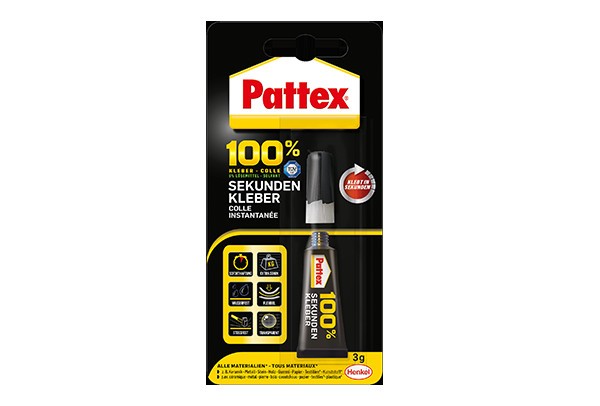 Pattex 100% Sekundenkleber 3g