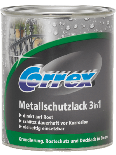 Correx Metallschutzlack 3 in 1