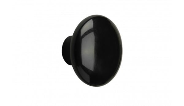 Möbelknopf Ø 40 mm, schwarz