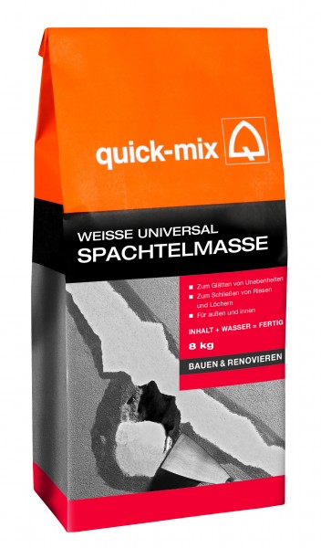 Quick-Mix weiße Universal-Spachtelmasse 8 kg