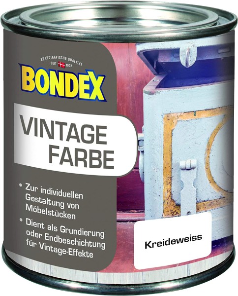 Bondex Vintage Farbe Kreideweiss 0,375 l