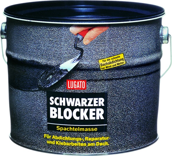 Lugato Schwarzer Blocker Spachtelmasse 1 kg