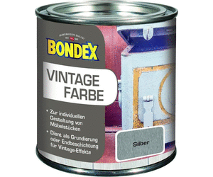 Bondex Vintage Farbe Silber 0,375 l