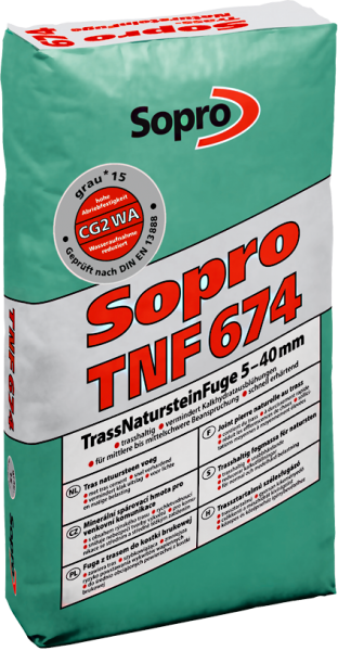 Sopro TrassNatursteinFuge TNF 5 -40 mm, 25 kg