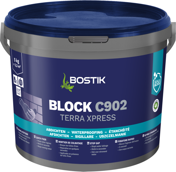 Bostik Block C902 Terra Xpress (Puder-Ex) Bauwerksabdichtung 5kg Eimer